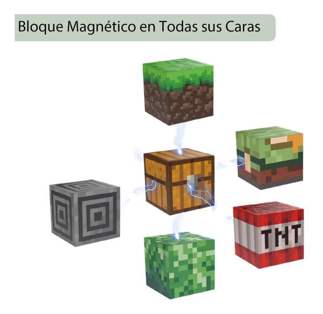 Bloques Magnéticos Tipo Minecraft 180 Pcs 15 Bloques De Luz - Compralotodo